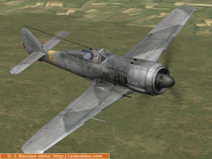 Unmarked generic skins FW-190F-2 (in-game A5)