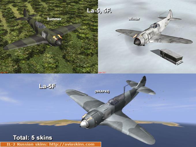 Skinpack La-5, La-5F (NEW!!!)