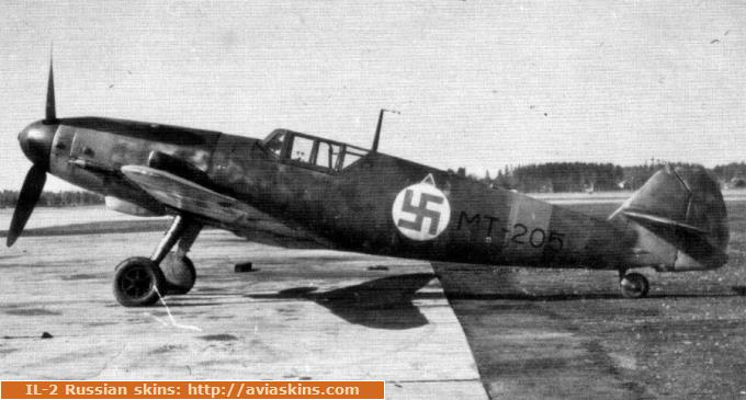 latvian air force  BF109