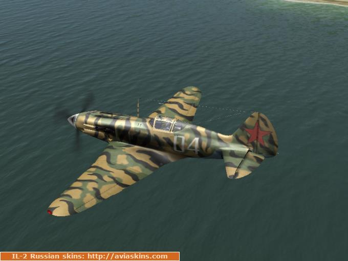 4x color camouflage. The air defense of Leningrad.
