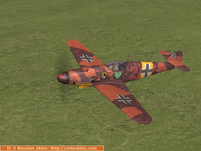 Bf-109 G-2 of II./JG54, Siverskaya
