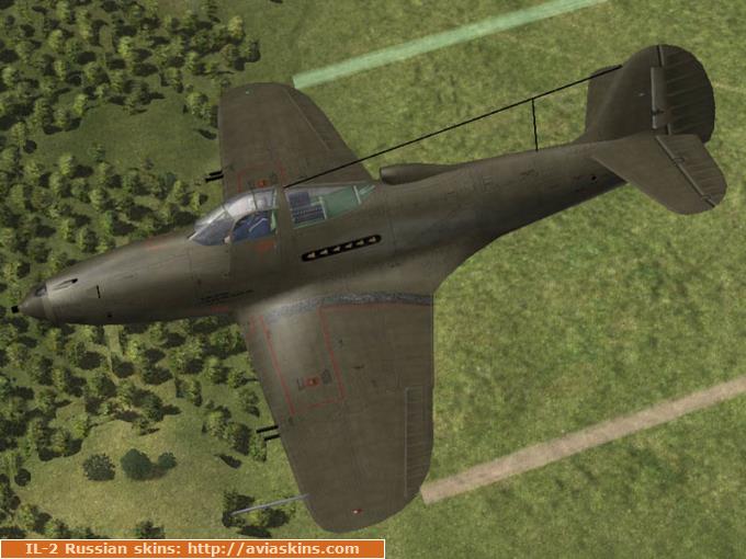 P-39 N1 Olive Drab ver.3 (+add-on Q1,Q10)